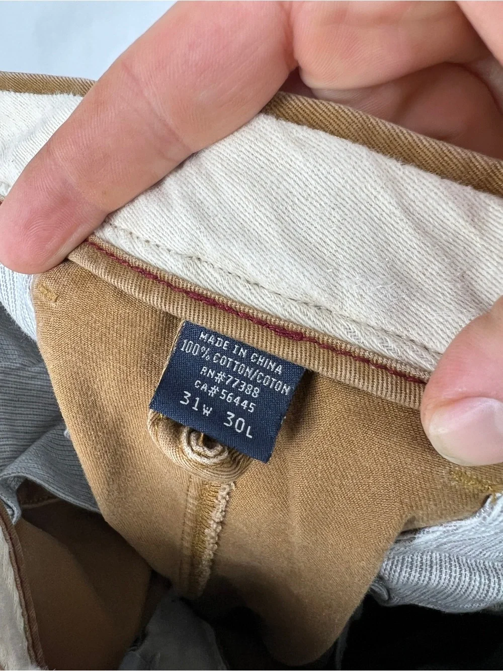 J. Crew and Banana Republic lot of Chino Pants in Brown and Blue 31x30